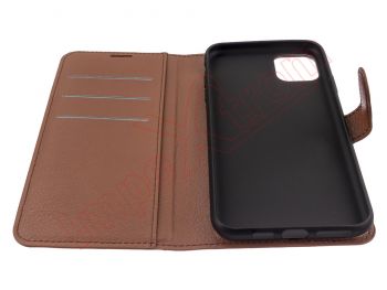 Brown type book case for Apple iPhone 11 Pro Max, A2218/A2161/A2220
